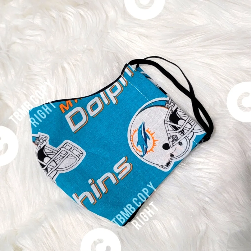 Miami Dolphins Face Mask Child Size